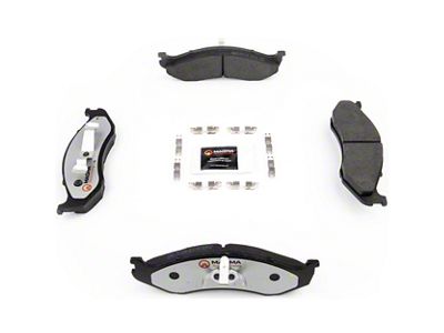 Magma Brakes Pro-Series Ceramic Brake Pads; Front Pair (90-06 Jeep Wrangler YJ & TJ)