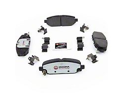 Magma Brakes Pro-Series Ceramic Brake Pads; Rear Pair (18-25 Jeep Wrangler JL w/ 328mm Solid Rear Rotors)