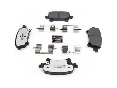Magma Brakes Pro-Series Ceramic Brake Pads; Rear Pair (21-25 Jeep Wrangler JL w/ 350mm Vented Rear Rotors)