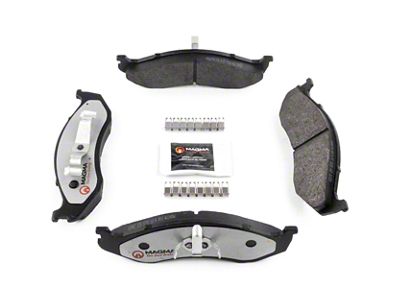 Magma Brakes Pro-Series Semi-Metallic Brake Pads; Front Pair (90-06 Jeep Wrangler YJ & TJ)