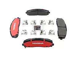Magma Brakes Severe Duty Semi-Metallic Brake Pads; Front Pair (18-25 Jeep Wrangler JL)