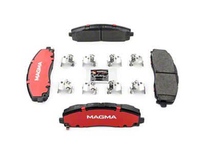 Magma Brakes Severe Duty Semi-Metallic Brake Pads; Front Pair (18-25 Jeep Wrangler JL)