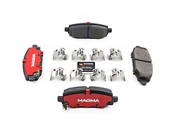 Magma Brakes Severe Duty Semi-Metallic Brake Pads; Rear Pair (18-25 Jeep Wrangler JL w/ 342mm Solid Rear Rotors)