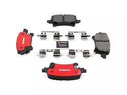 Magma Brakes Severe Duty Semi-Metallic Brake Pads; Rear Pair (21-25 Jeep Wrangler JL w/ 350mm Vented Rear Rotors)