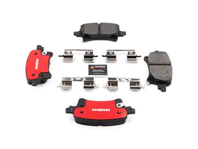 Magma Brakes Severe Duty Semi-Metallic Brake Pads; Rear Pair (21-25 Jeep Wrangler JL w/ 350mm Vented Rear Rotors)