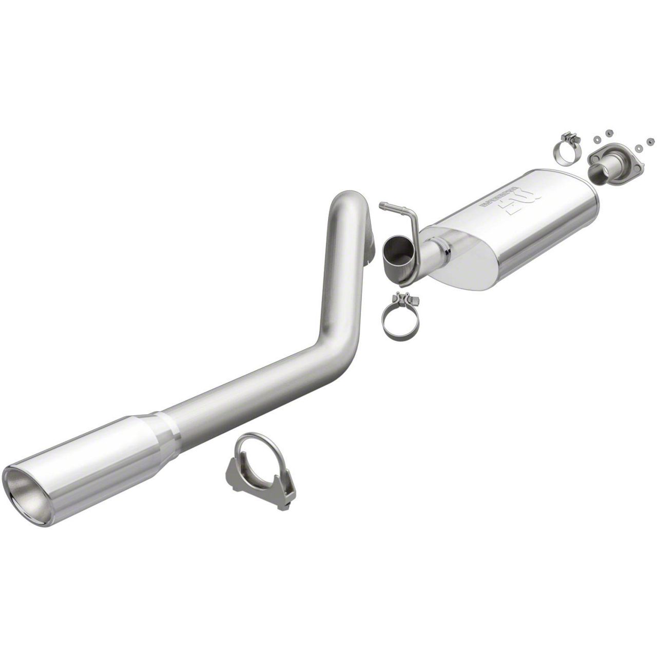 Magnaflow Jeep Cherokee Street Series CatBack Exhaust with Polished Tip 16464 (9600 2.5L Jeep