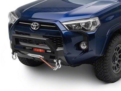 CYC Engineering RT Front Stubby Winch Bumper; Black Textured (14-24 4Runner, Excluding Limited, Nightshade & TRD Sport)