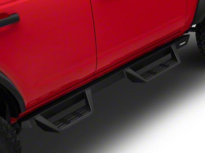 CYC Engineering RT Gen 2 Drop Side Step Bars; Black Textured (21-25 Bronco 4-Door)