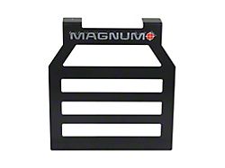 Magnum Headache Rack Window Cut-Out Guard; Bar Style; Matte Black (Universal; Some Adaptation May Be Required)