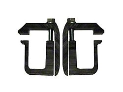 Magnum Standard Rear Cargo Rack; 14-Inch; Matte Black (Universal; Some Adaptation May Be Required)