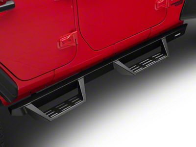 CYC Engineering RT Gen 2 Drop Side Step Bars; Black Textured (18-25 Jeep Wrangler JL 4-Door)