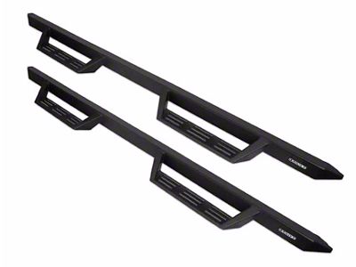 CYC Engineering RT Gen 2 Drop Side Step Bars; Black Textured (22-25 Tundra CrewMax)