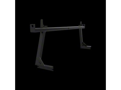 Magnum Standard Rear Cargo Rack for Magnum Rail Kit; 17-Inch; Matte Black (Universal; Some Adaptation May Be Required)