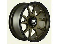 Mamba Offroad Wheels M27 Stippled Matte Bronze with Black Lip 5-Lug Wheel; 18x9; 12mm Offset (07-13 Tundra)