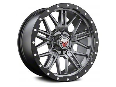 Mamba Offroad Wheels Type M25 Matte Gray with Black Lip 6-Lug Wheel; 18x9; 0mm Offset (24-25 Tacoma)