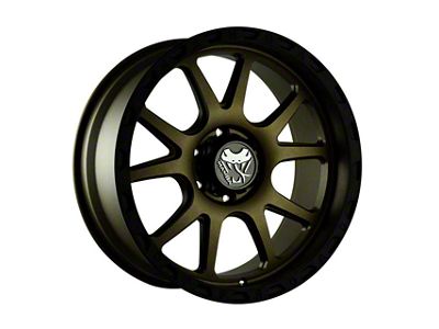 Mamba Offroad Wheels Type M27 Matte Bronze with Black Lip 6-Lug Wheel; 17x9; 12mm Offset (24-25 Tacoma)