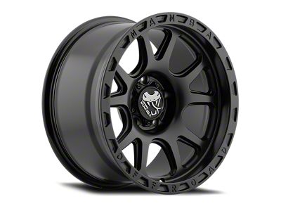 Mamba Offroad Wheels M27 Stippled Matte Black 6-Lug Wheel; 18x9; 12mm Offset (22-26 Bronco Raptor)