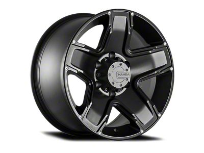 Mamba Offroad Wheels M13 Matte Black Wheel; 16x8; 13mm Offset (84-01 Jeep Cherokee XJ)