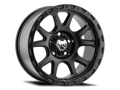 Mamba Offroad Wheels Type M27 Matte Black Wheel; 17x9; 12mm Offset (18-25 Jeep Wrangler JL)