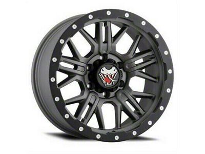 Mamba Offroad Wheels Type M25 Matte Gray with Black Lip 6-Lug Wheel; 18x9; -12mm Offset (16-23 Tacoma)
