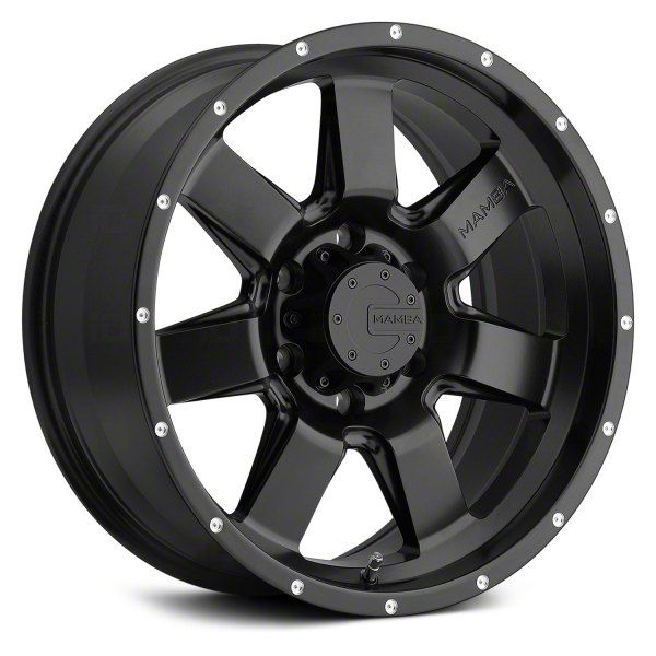 Mamba Offroad Wheels Titan Type M25 Matte Gray with Black
