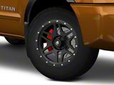 Mammoth Split 6 Beadlock Matte Black 6-Lug Wheel; 18x9; -6mm Offset (04-15 Titan)