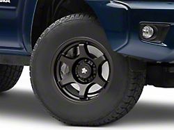 Mammoth Super Six Satin Black 6-Lug Wheel; 16x8; 0mm Offset (05-15 Tacoma)