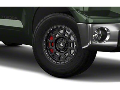 Mammoth Hunter Satin Black Satin Black 5-Lug Wheel; 18x9; 12mm Offset (07-13 Tundra)