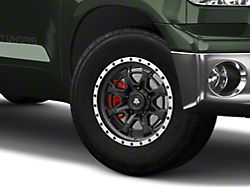 Mammoth Split 16 Beadlock Satin Black 5-Lug Wheel; 18x9; 12mm Offset (07-13 Tundra)