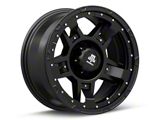 Mammoth Cliff Hanger Matte Black 6-Lug Wheel; 17x8.5; -6mm Offset (03-09 4Runner)