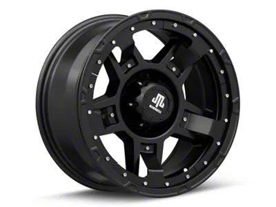 Mammoth Cliff Hanger Matte Black 6-Lug Wheel; 17x8.5; -6mm Offset (03-09 4Runner)
