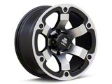Mammoth Rogue Matte Black Machined 6-Lug Wheel; 17x8.5; 0mm Offset (03-09 4Runner)