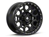 Mammoth Hunter Satin Black Satin Black 6-Lug Wheel; 17x8.5; 25mm Offset (25-26 4Runner)