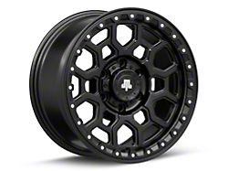 Mammoth Hunter Satin Black Satin Black 6-Lug Wheel; 17x8.5; 25mm Offset (25-26 4Runner)