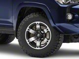 Mammoth Rogue Matte Black Machined 6-Lug Wheel; 17x8.5; 0mm Offset (10-24 4Runner)
