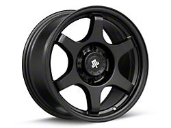 Mammoth Super Six Satin Black 6-Lug Wheel; 17x8.5; 25mm Offset (25-26 4Runner)