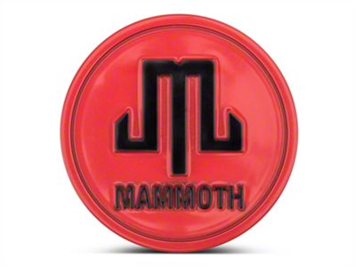 Mammoth Boulder Center Cap; Red (Fits Mammoth Boulder Wheels Only)