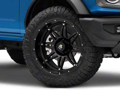 Mammoth Approach Matte Black 6-Lug Wheel; 20x10; -24mm Offset (22-25 Bronco Raptor)