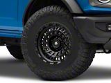 Mammoth Turbine Satin Black 6-Lug Wheel; 17x8.5; -6mm Offset (22-26 Bronco Raptor)