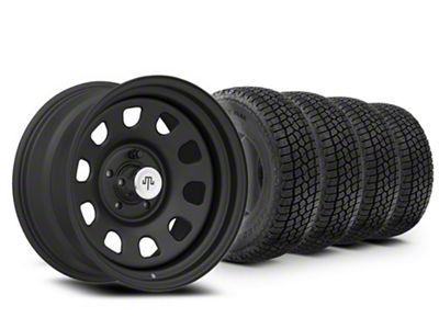 17x9 Mammoth D Window Wheel & 33in Milestar All-Terrain Patagonia AT/R Tire Package (20-25 Jeep Gladiator JT)