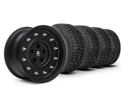 17x9 Mammoth General Wheel & 34in Kenda All-Terrain KLEVER A/T2 KR628 Tire Package (20-25 Jeep Gladiator JT)