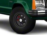 Mammoth 8 Steel Matte Black Wheel; 15x8; -19mm Offset (84-01 Jeep Cherokee XJ)
