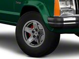 Mammoth Boulder Charcoal Wheel; 15x8; -19mm Offset (84-01 Jeep Cherokee XJ)