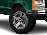 Mammoth Boulder Charcoal Wheel; 17x9; -6mm Offset (84-01 Jeep Cherokee XJ)