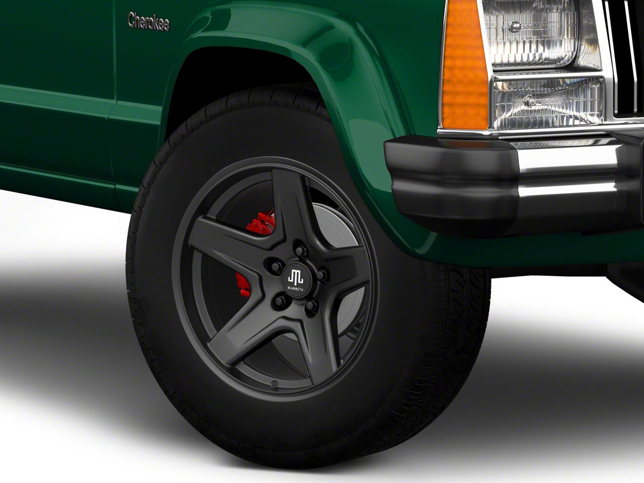 硯　大型 Mammoth Jeep Cherokee Boulder Charcoal Wheel; 15x8; -19mm