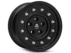 Mammoth General Matte Black Wheel; 16x8; 0mm Offset (84-01 Jeep Cherokee XJ)
