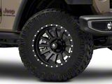 Mammoth 12 Hole Beadlock Satin Black Wheel; 18x9; -6mm Offset (20-25 Jeep Gladiator JT)