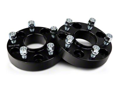 Mammoth 1.25-Inch Billet Wheel Spacers; Black (20-25 Jeep Gladiator JT)
