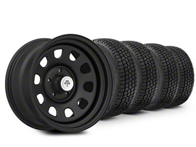 17x9 Mammoth D Window & 33in Milestar All-Terrain Patagonia AT/R Tire Package (20-25 Jeep Gladiator JT)