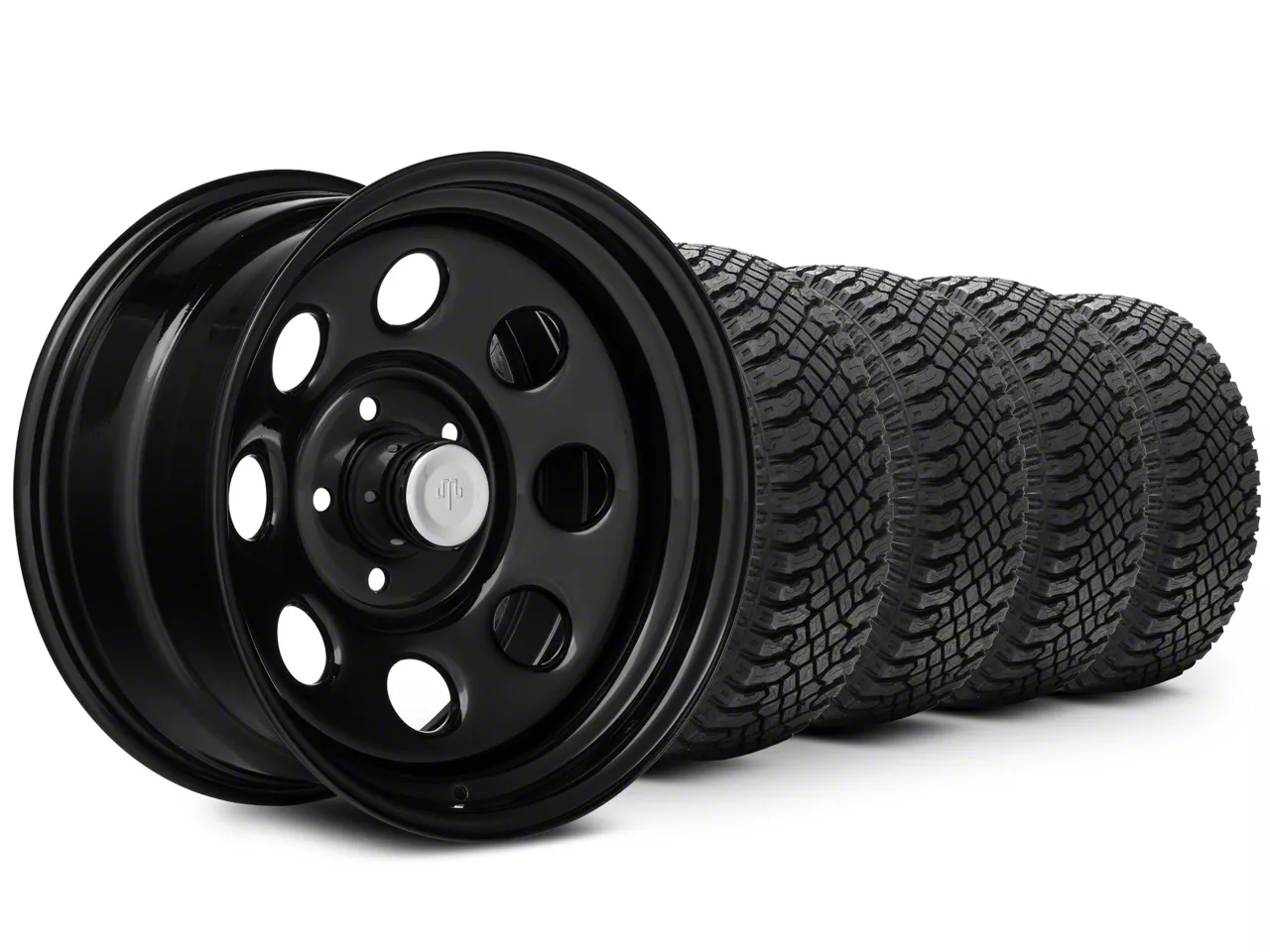 KMC Jeep Gladiator Dirty Harry Textured Black Wheel; 17x9
